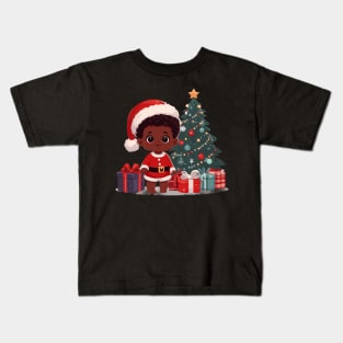 Afrocentric Baby Christmas Kids T-Shirt